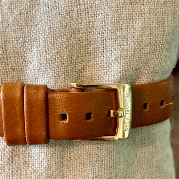Michael KORS Pryer Brown Leather Watch OS main image 10